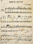 Title Page of Piano Concerto, Opus 23-Peter Ilyich Tchaikovsky-Mounted Giclee Print