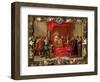 Peter IV, King of Aragon Being Visited by Guillaume-Raymond Moncada-Jan van Kessel-Framed Giclee Print