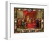 Peter IV, King of Aragon Being Visited by Guillaume-Raymond Moncada-Jan van Kessel-Framed Giclee Print