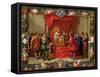 Peter IV, King of Aragon Being Visited by Guillaume-Raymond Moncada-Jan van Kessel-Framed Stretched Canvas