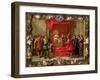 Peter IV, King of Aragon Being Visited by Guillaume-Raymond Moncada-Jan van Kessel-Framed Giclee Print