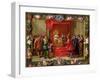 Peter IV, King of Aragon Being Visited by Guillaume-Raymond Moncada-Jan van Kessel-Framed Giclee Print