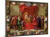 Peter IV, King of Aragon Being Visited by Guillaume-Raymond Moncada-Jan van Kessel-Mounted Giclee Print