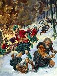 Christmas Day in the 18th Century-Peter Jackson-Giclee Print