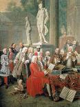 Court concert, Ismaning (Detail, see also Image ID 2256). 1733-Peter Jakob Horemans-Framed Giclee Print