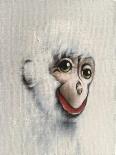 Monkey in Cow Mask, 2005,-Peter Jones-Giclee Print