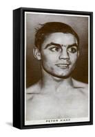 Peter Kane, British Boxer, 1938-null-Framed Stretched Canvas