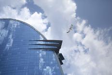 The hotel W of Barcelona, glass front, Catalonia, Spain-Peter Kreil-Framed Photographic Print