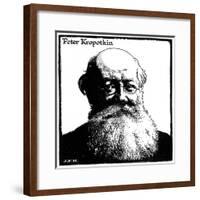 Peter Kropotkin, Russian Anarchist, C1920-null-Framed Giclee Print