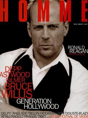 L'Optimum, May 1997 - Bruce Willis Est Habillé Par Donna Karan