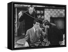 Peter Lorre, Cary Grant, Raymond Massey, Arsenic and Old Lace, 1944-null-Framed Stretched Canvas