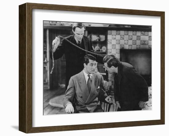 Peter Lorre, Cary Grant, Raymond Massey, Arsenic and Old Lace, 1944-null-Framed Photographic Print