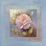 Roses on Blue IV-Peter McGowan-Framed Art Print