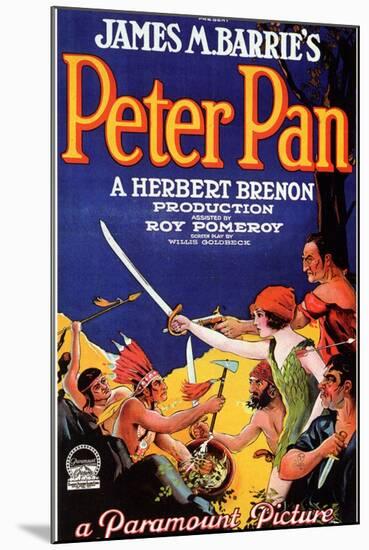 Peter Pan, 1924-null-Mounted Art Print