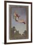 Peter Pan and Wendy Fly to Never-Never Land-S. Barham-Framed Photographic Print