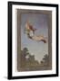 Peter Pan and Wendy Fly to Never-Never Land-S. Barham-Framed Photographic Print