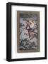 Peter Pan and Wendy Sit in a Treetop in Never-Never Land-S. Barham-Framed Photographic Print