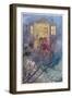 Peter Pan and Wendy Sit on the Doorstep of the Wendy House-Alice B. Woodward-Framed Photographic Print