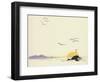 Peter Pan and Wendy: the Mermaid's Lagoon (Colour Litho)-Gwynedd M Hudson-Framed Giclee Print