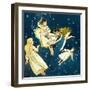 Peter Pan and Wendy-Nadir Quinto-Framed Giclee Print