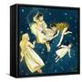 Peter Pan and Wendy-Nadir Quinto-Framed Stretched Canvas