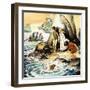 Peter Pan and Wendy-Nadir Quinto-Framed Giclee Print