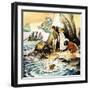 Peter Pan and Wendy-Nadir Quinto-Framed Giclee Print