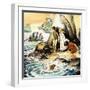 Peter Pan and Wendy-Nadir Quinto-Framed Giclee Print