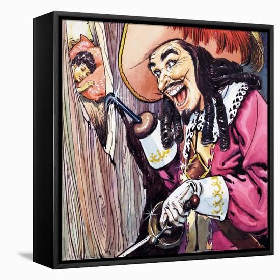 Peter Pan and Wendy-Nadir Quinto-Framed Stretched Canvas