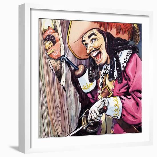 Peter Pan and Wendy-Nadir Quinto-Framed Giclee Print