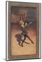 Peter Pan Dances with His Own Shadow-null-Mounted Photographic Print