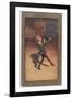 Peter Pan Dances with His Own Shadow-null-Framed Photographic Print