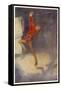Peter Pan Dances with His Shadow-Alice B. Woodward-Framed Stretched Canvas