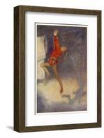 Peter Pan Dances with His Shadow-Alice B. Woodward-Framed Photographic Print