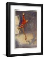 Peter Pan Dances with His Shadow-Alice B. Woodward-Framed Photographic Print