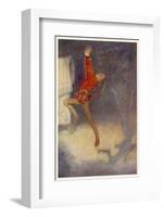 Peter Pan Dances with His Shadow-Alice B. Woodward-Framed Photographic Print