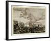 Peter Pan Flying over London, Illustration from 'Peter Pan' by J.M. Barrie-Arthur Rackham-Framed Giclee Print