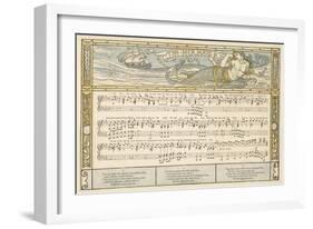 Peter Pan, Mermaid on a Rock-Walter Crane-Framed Art Print