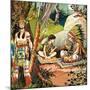 Peter Pan Talks with the Chieftain, Illustration from 'Peter Pan' by J.M. Barrie-Nadir Quinto-Mounted Giclee Print