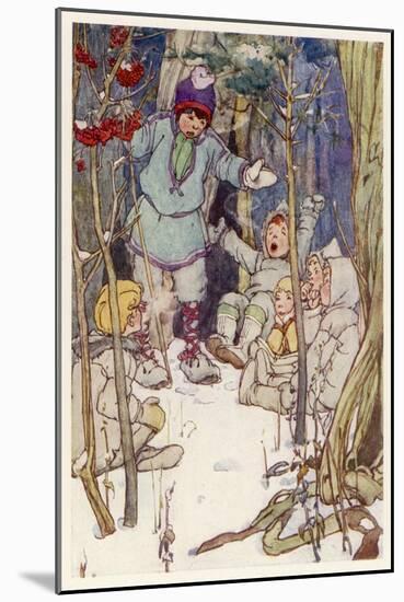 Peter Pan, The Lost Boys-Alice B. Woodward-Mounted Art Print