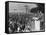 Peter, Paul, and Mary Singing at 1963 Civil Rights March on Washington-null-Framed Stretched Canvas