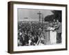 Peter, Paul, and Mary Singing at 1963 Civil Rights March on Washington-null-Framed Photo