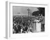 Peter, Paul, and Mary Singing at 1963 Civil Rights March on Washington-null-Framed Photo