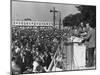 Peter, Paul, and Mary Singing at 1963 Civil Rights March on Washington-null-Mounted Photo