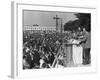 Peter, Paul, and Mary Singing at 1963 Civil Rights March on Washington-null-Framed Photo