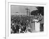 Peter, Paul, and Mary Singing at 1963 Civil Rights March on Washington-null-Framed Photo