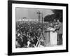 Peter, Paul, and Mary Singing at 1963 Civil Rights March on Washington-null-Framed Photo