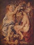 Adam and Eve in the earthly paradise-Peter Paul Rubens-Giclee Print
