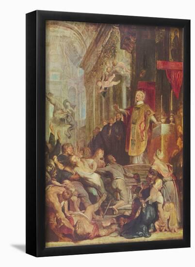 Peter Paul Rubens (Miracles of St. Ignatius of Loyola) Art Poster Print-null-Framed Poster