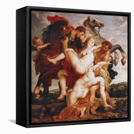 Peter Paul Rubens: Rape-Peter Paul Rubens-Framed Stretched Canvas